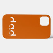 Modernes, einfaches Vater-Design mit Kindernamen Case-Mate iPhone Hülle (Rückseite (Horizontal))