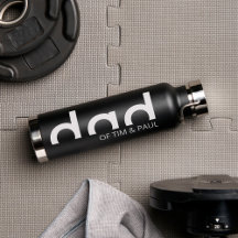 Modernes, einfaches Vater-Design mit Kindernamen