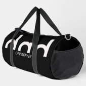 Modernes, einfaches Vater-Design mit Namen Duffle Bag (Rechte Ecke)