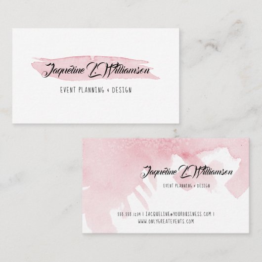 Modernes einfaches visitenkarte (Vorne/Hinten)