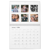 Modernes einfaches Weihnachtsfest-Foto Kalender (Jan 2026)