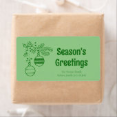 Modernes, einfaches Weihnachtsgeschenk (Insitu)