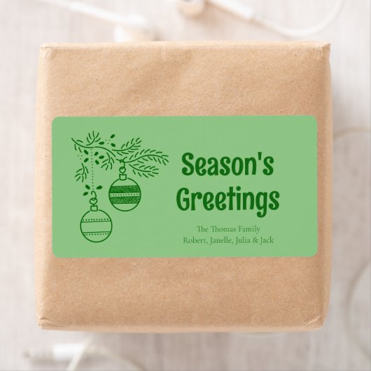 Modernes, einfaches Weihnachtsgeschenk (Insitu)