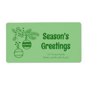 Modernes, einfaches Weihnachtsgeschenk (Vorne)