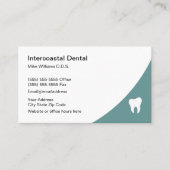 Modernes einfaches Zahnbüro Empfehlungskarte (Vorderseite)