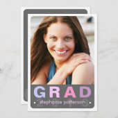 Modernes Einladung (Vorne/Hinten)