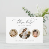 Modernes, einzigartiges Foto dieser Kinder Save The Date (Stehend Vorderseite)