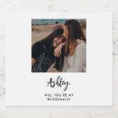 Modernes, einzigartiges Foto ist mein Vorschlag fü Bierflaschenetikett (Einzelnes Label)