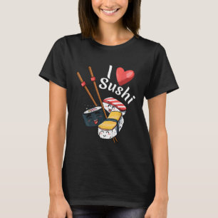 Modernes Einzigartiges Japanisches Sushi Sashimi S T-Shirt