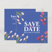 Modernes, einzigartiges Minimalistisches Save the  Date (Vorne/Hinten)