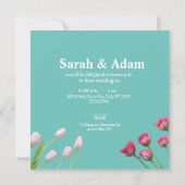 Modernes, einzigartiges Minimalistisches Save the  Date (Rückseite)