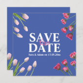 Modernes, einzigartiges Minimalistisches Save the Save The Date (Vorne/Hinten)