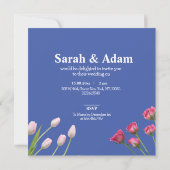 Modernes, einzigartiges Minimalistisches Save the Save The Date (Rückseite)