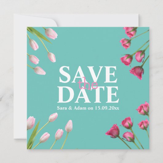 Modernes, einzigartiges Minimalistisches Save the  Save The Date (Vorderseite)