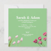 Modernes, einzigartiges Minimalistisches Save the Save The Date (Rückseite)