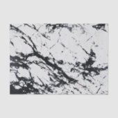 Modernes, einzigartiges Muster aus weißem, schwarz Seidenpapier (Vorderseite)