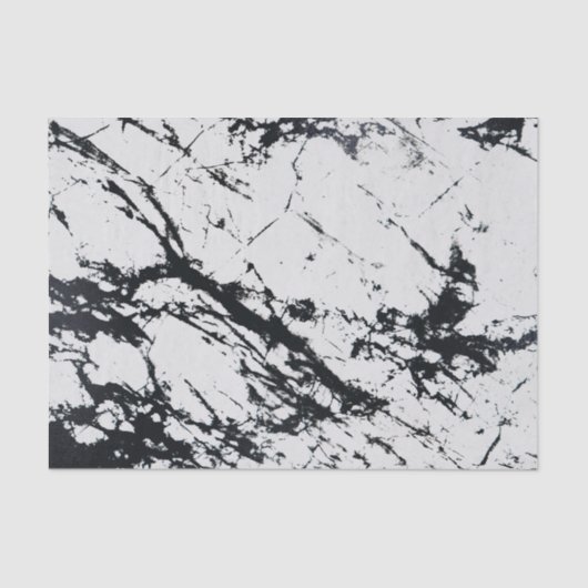 Modernes, einzigartiges Muster aus weißem, schwarz Seidenpapier (Vorderseite)