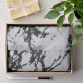 Modernes, einzigartiges Muster aus weißem, schwarz Seidenpapier (Geschenk)