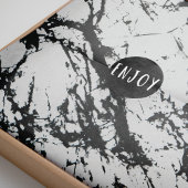 Modernes, einzigartiges Muster aus weißem, schwarz Seidenpapier