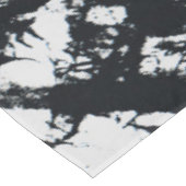 Modernes, einzigartiges Muster aus weißem, schwarz Tischdecke (Schrägansicht)