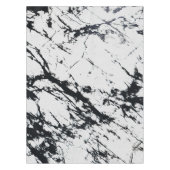 Modernes, einzigartiges Muster aus weißem, schwarz Tischdecke (Vorderseite)