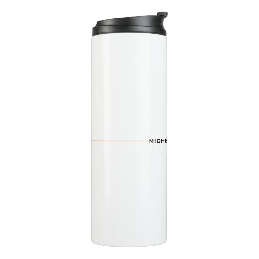 Modernes, einzigartiges Special Minimalistisch Thermosbecher (Nach links gedreht)