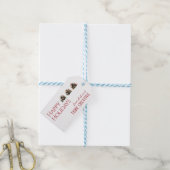 Modernes, einzigartiges Weihnachtsgeschenk Geschenkanhänger (Mit Garn)