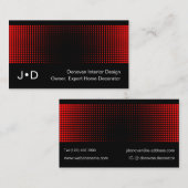 Modernes eklektisches, helles, weißes Kunstmuster Visitenkarte (Vorne/Hinten)