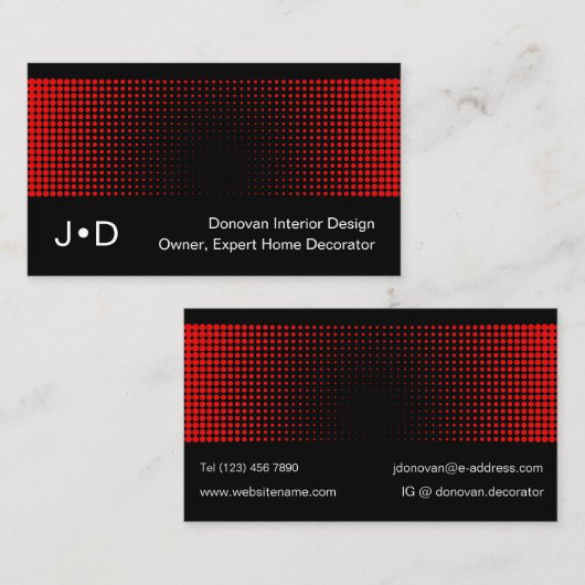 Modernes eklektisches, helles, weißes Kunstmuster Visitenkarte (Vorne/Hinten)