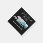 Modernes Elefantengeschlecht offenbart Party Einla Serviette