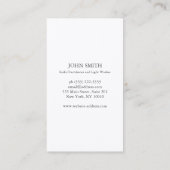 Modernes Elegant 7 Chakras Kundalini Healer Regenb Visitenkarte (Rückseite)