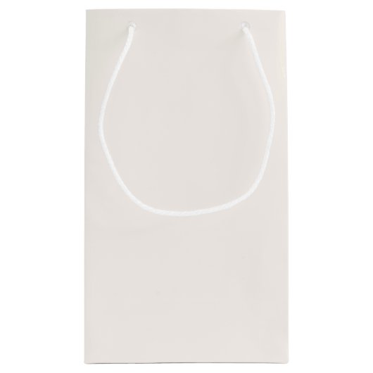 Modernes Elegant - Danke Hochzeit Kleine Geschenktüte (Rückseite)