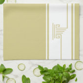 Modernes Elegant Geschirrtuch (Gefaltet)