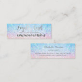 Modernes Elegant Hearts Bokeh Treuekarte (Vorne/Hinten)