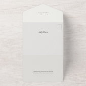 Modernes Elegant Holiday Joy Script Foto All In One Einladung (Außenbereich)