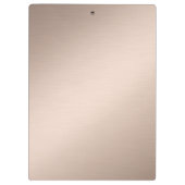 Modernes Elegant, stylisch, gestreift Personalisie Klemmbrett (Rückseite)