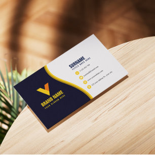 Modernes Elegant Visitenkarte