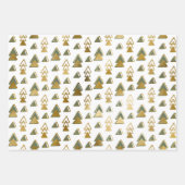 Modernes Elegant | Weihnachtsferien Doodles Geschenkpapier Set (Vorderseite 2)