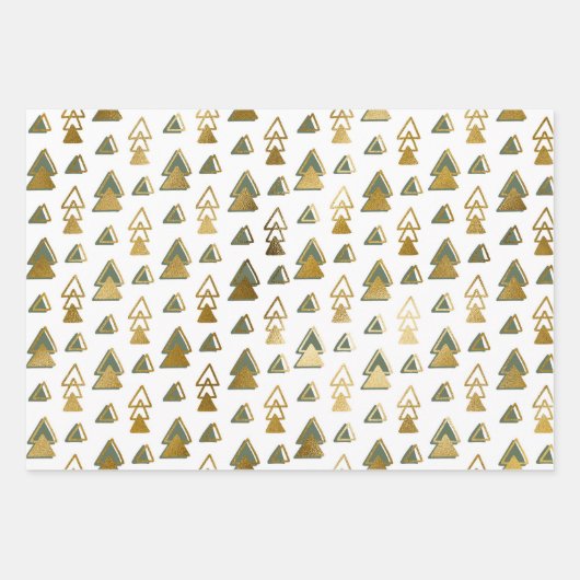 Modernes Elegant | Weihnachtsferien Doodles Geschenkpapier Set (Vorderseite 2)