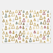 Modernes Elegant | Weihnachtsferien Doodles Geschenkpapier Set (Vorderseite)