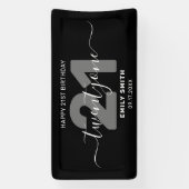 Modernes Elegant zum 21. Geburtstag Banner (Vertikal)