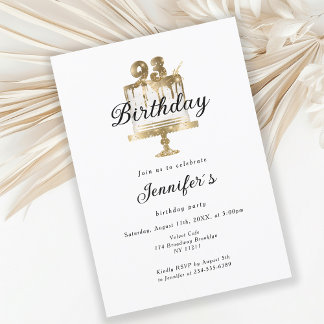 Modernes, elegantes 93. Einladung zum Geburtstag