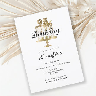 Modernes, elegantes 95. Einladung zum Geburtstag