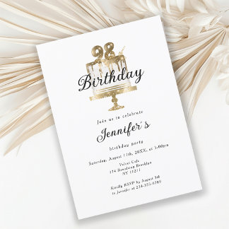 Modernes, elegantes 98. Einladung zum Geburtstag