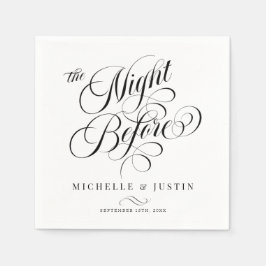 Modernes, elegantes Abendessen mit Minimalistische Serviette