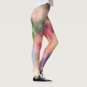 Modernes elegantes Abstraktes Kunstdesign Leggings (Rechts)