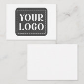 Modernes, elegantes, anspruchsvolles und anpassbar mitteilungskarte (Vorne/Hinten)