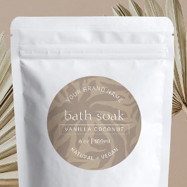 Modernes elegantes Bad & Body Produkt wasserdicht Etiketten