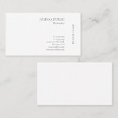 Modernes, elegantes, Berufliches, einfaches Design Visitenkarte (Vorne/Hinten)