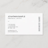 Modernes, elegantes, Berufliches Minimalistisches  Visitenkarte (Vorderseite)